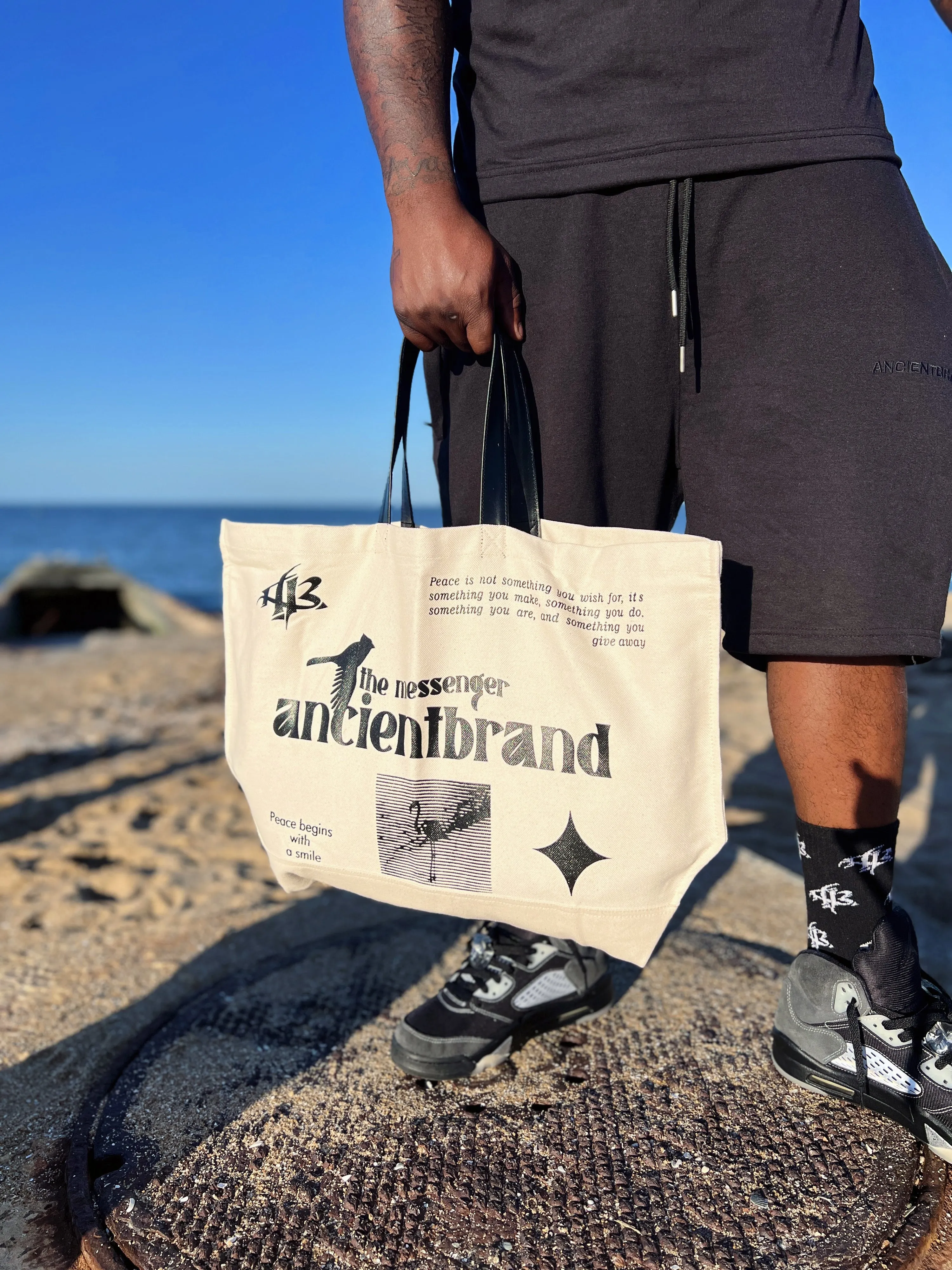 AncientBrand Peace The Messenger Tote