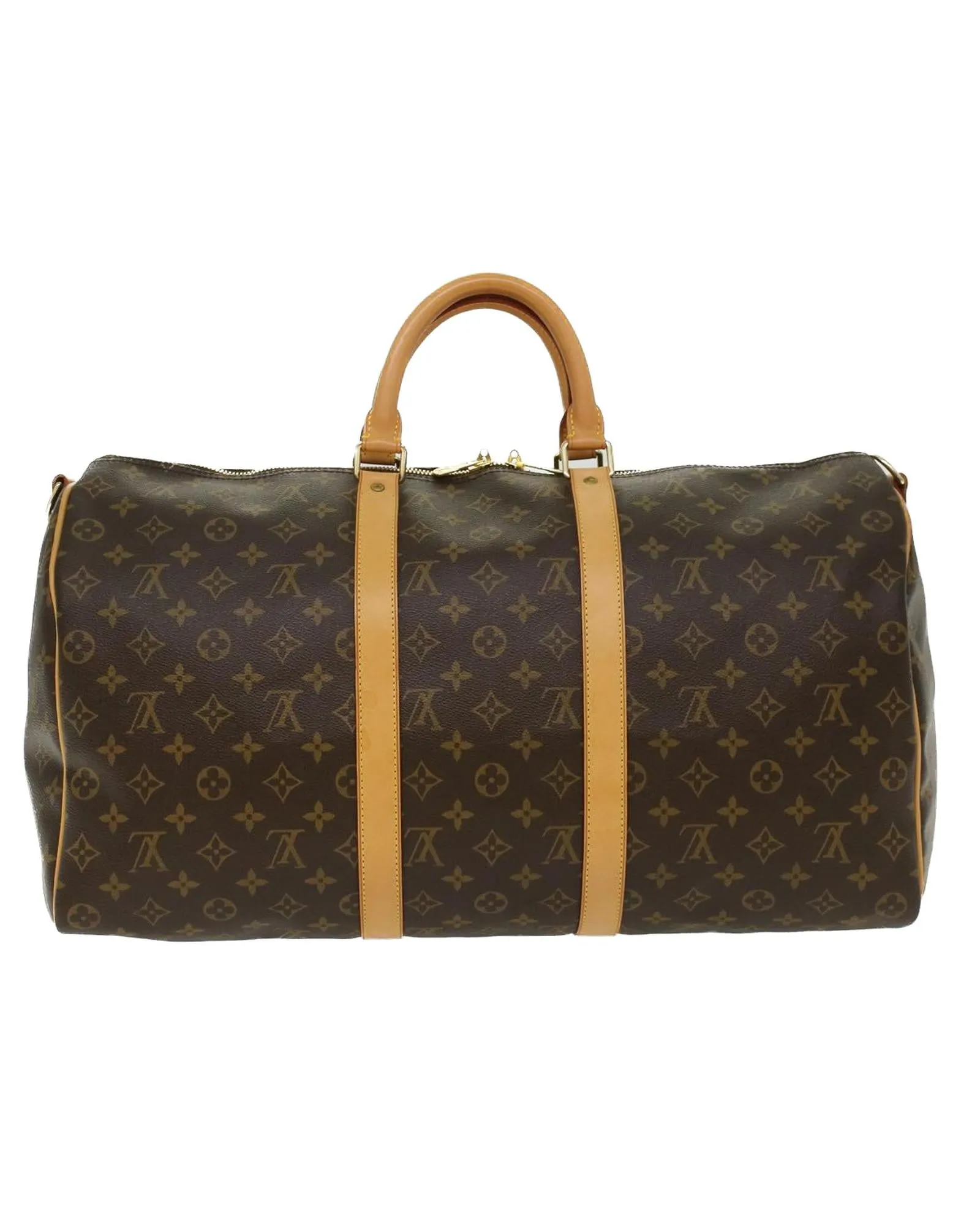 Authentic Monogram Keepall Bandouliere Boston Bag