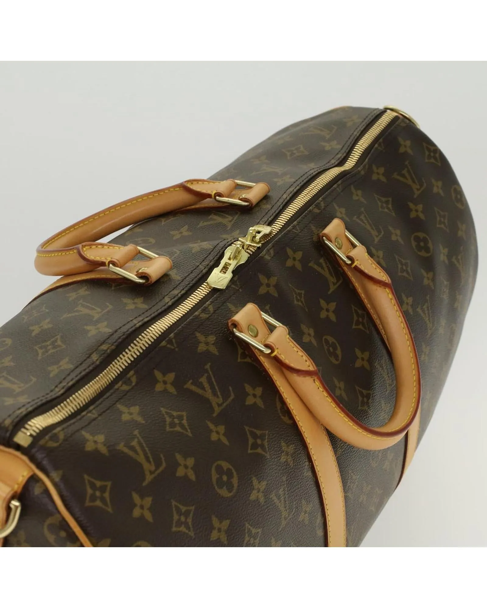 Authentic Monogram Keepall Bandouliere Boston Bag