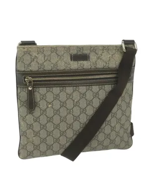 Beige GG Supreme Shoulder Bag with Authenticity Certificate
