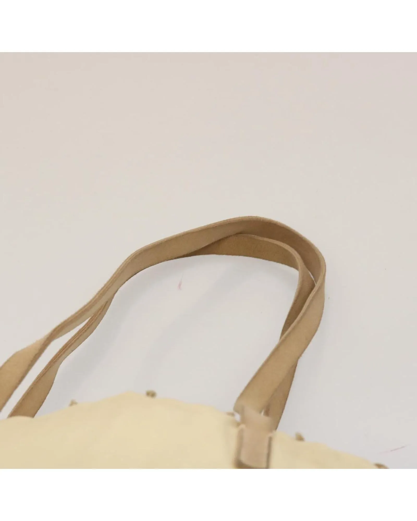 Beige Nylon Tote Bag