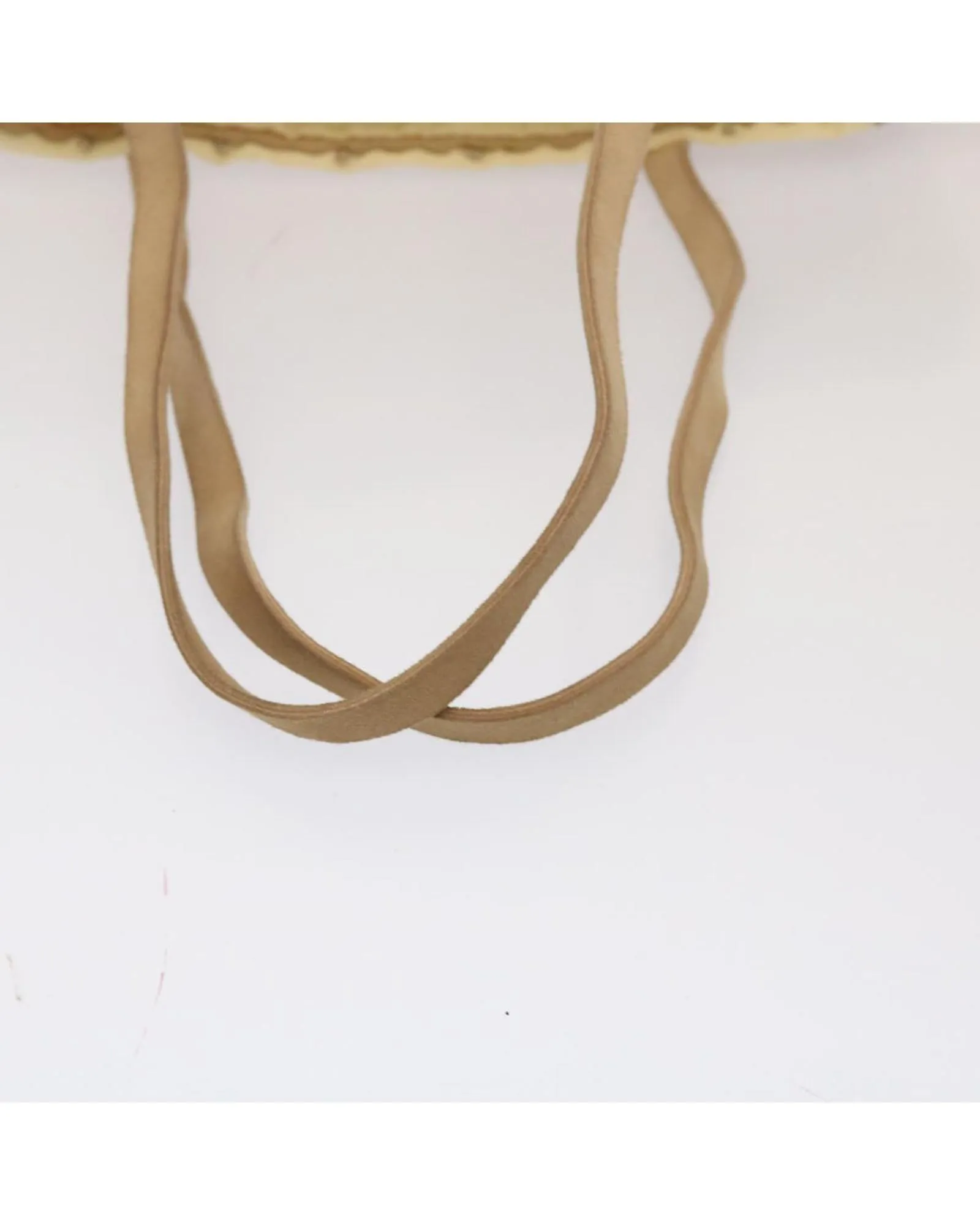 Beige Nylon Tote Bag