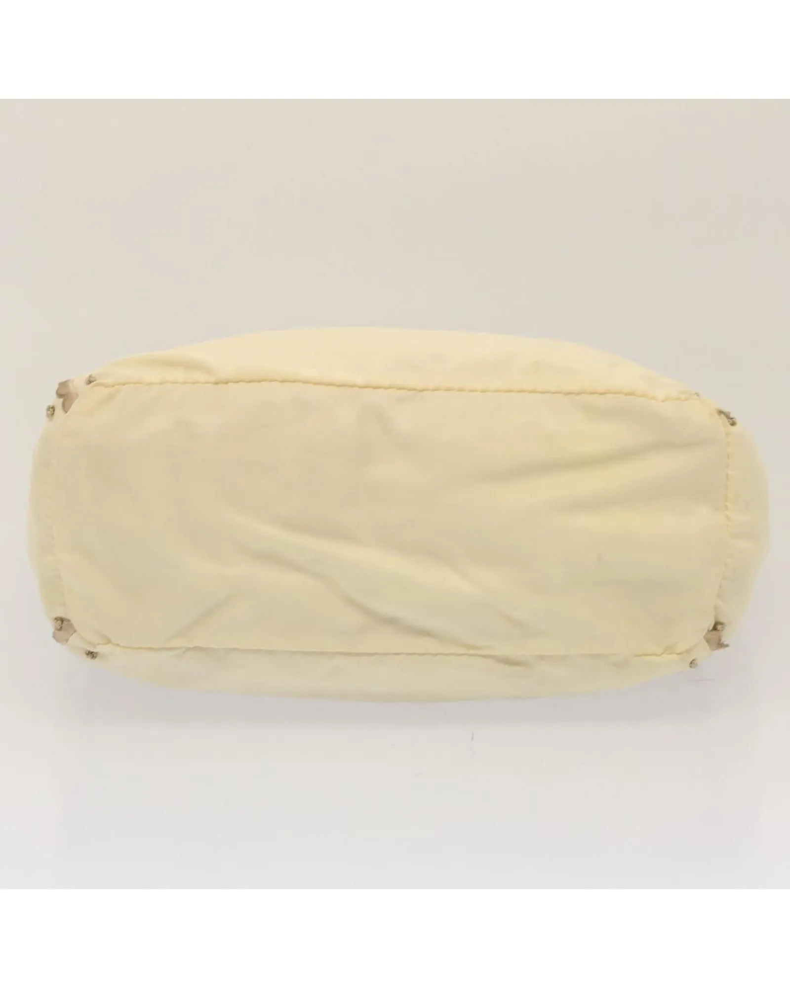 Beige Nylon Tote Bag