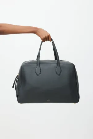 Black Pebbled Leather Large Maeve Weekender Bag