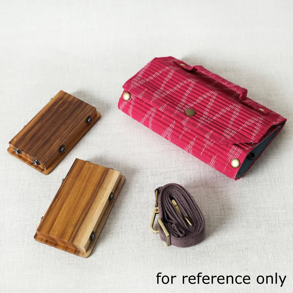 Brown - DIY Box Sling Bag / Clutch with Changeable Sleeve