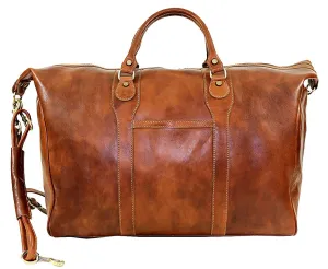 BZNA Firenze Bag Lorenzo cognac Weekender Herren Reisetasche Business Bag Italy Designer Handtasche Schultertasche Tasche Leder Neu