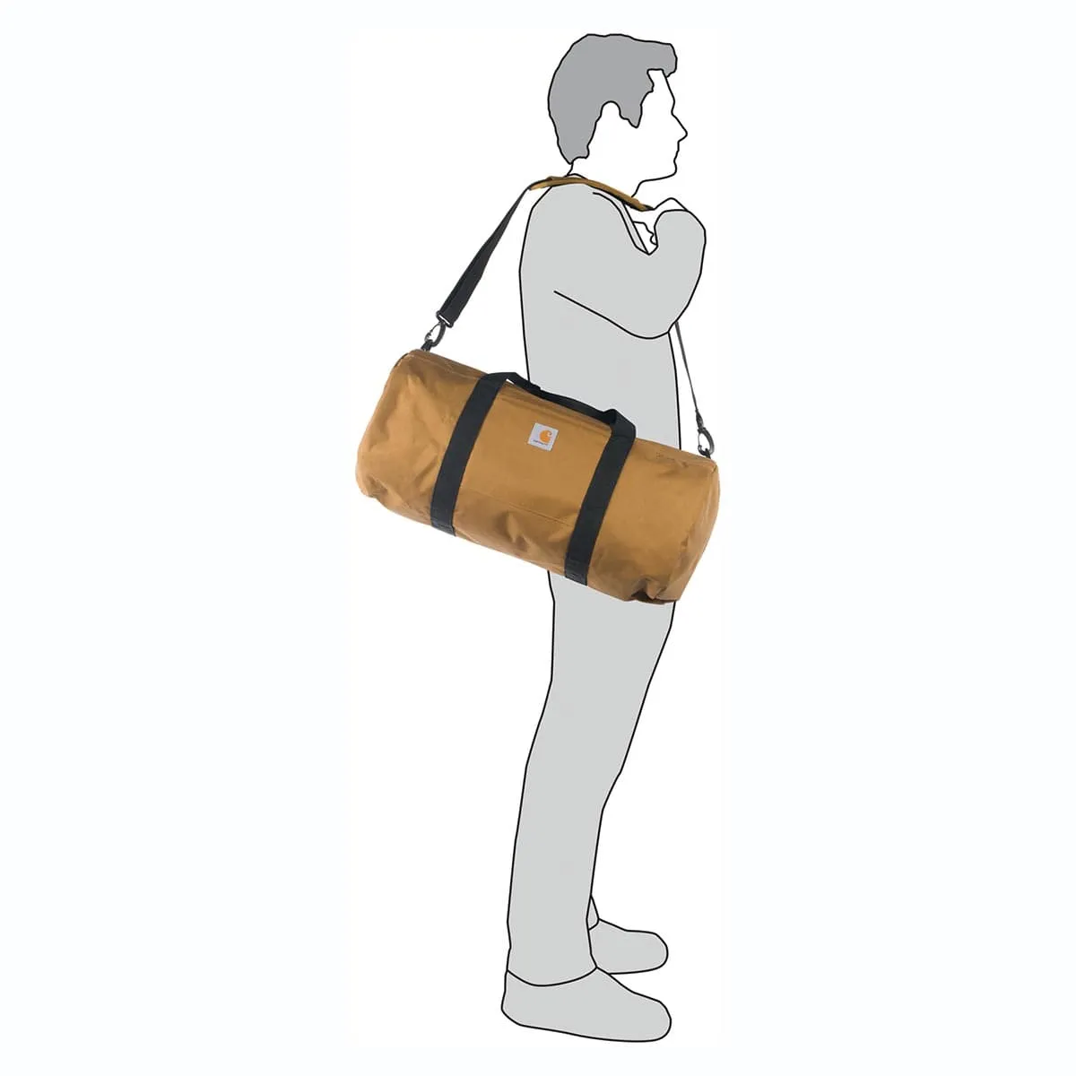 Carhartt 40L Lightweight Duffel   Utility Stash Pouch
