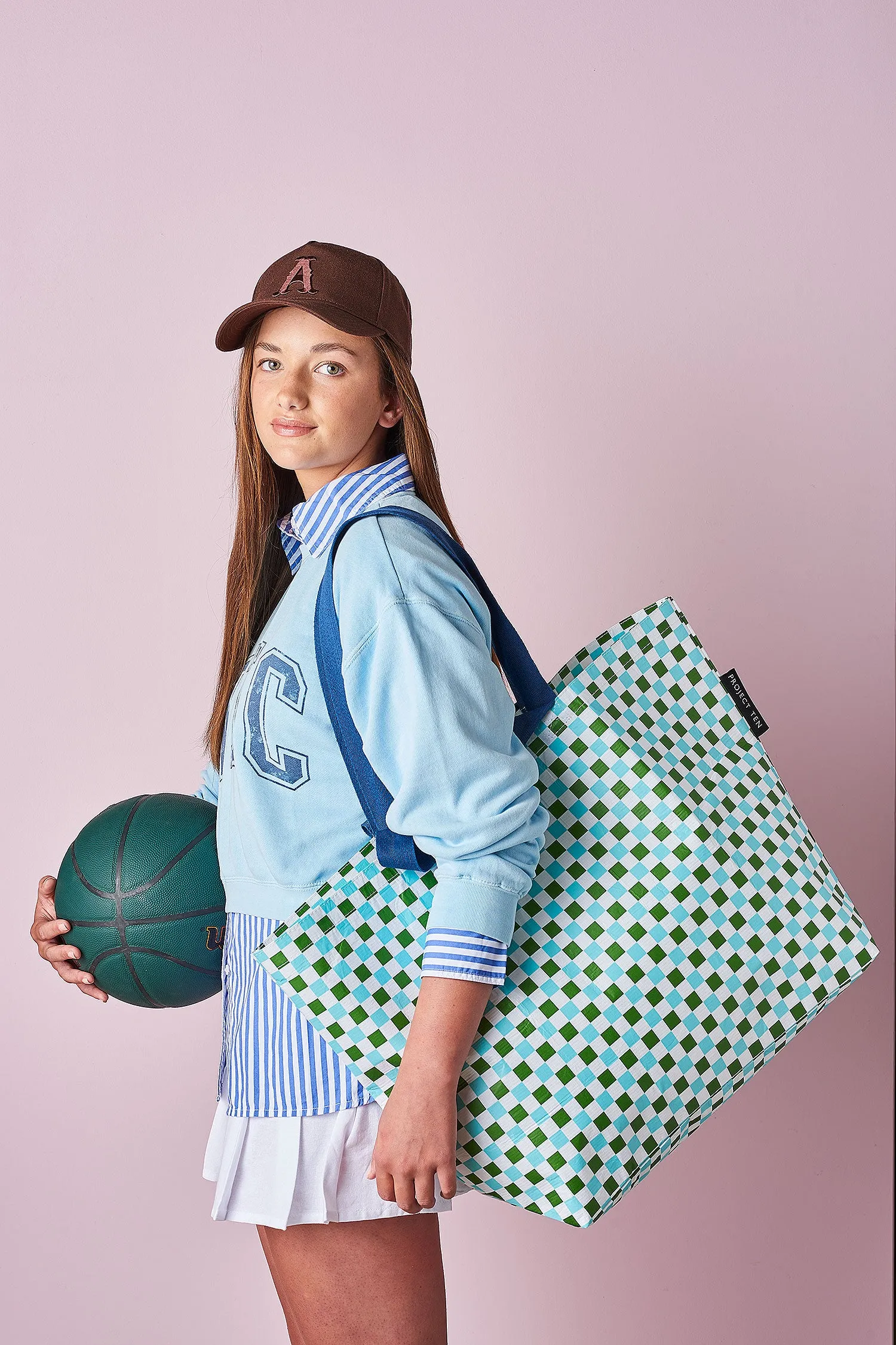 Checkers Medium Tote