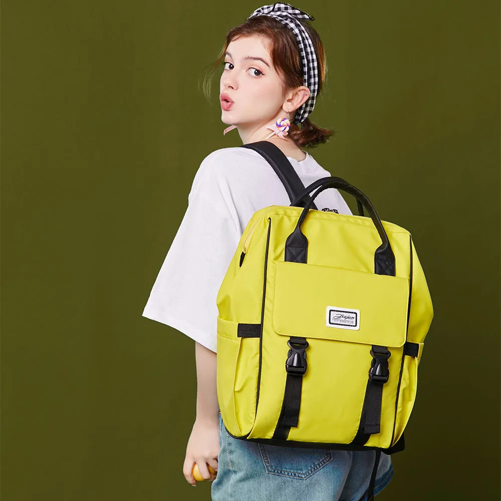 Chic School Backpack for Girls Lightweight Travel Wide Open Handbag Daypack