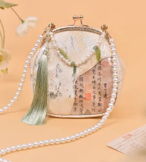 Crossbody Bag for Hanfu & Cheongsam - Bamboo Poem