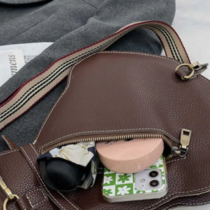 Cute Cat Shaped PU Leather Sling Bag Ladies Crossbody Shoulder Bag