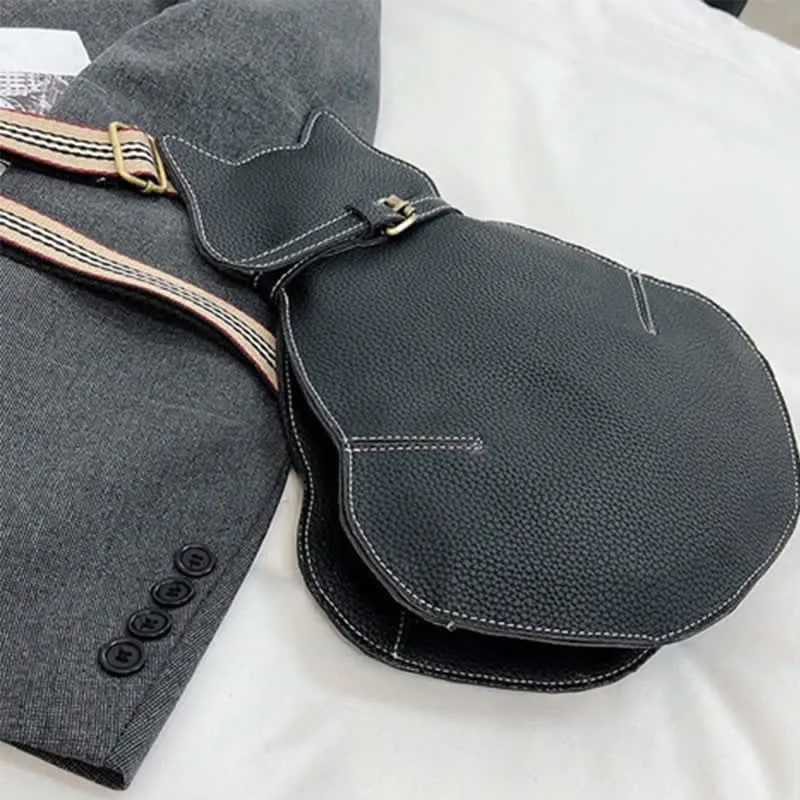 Cute Cat Shaped PU Leather Sling Bag Ladies Crossbody Shoulder Bag