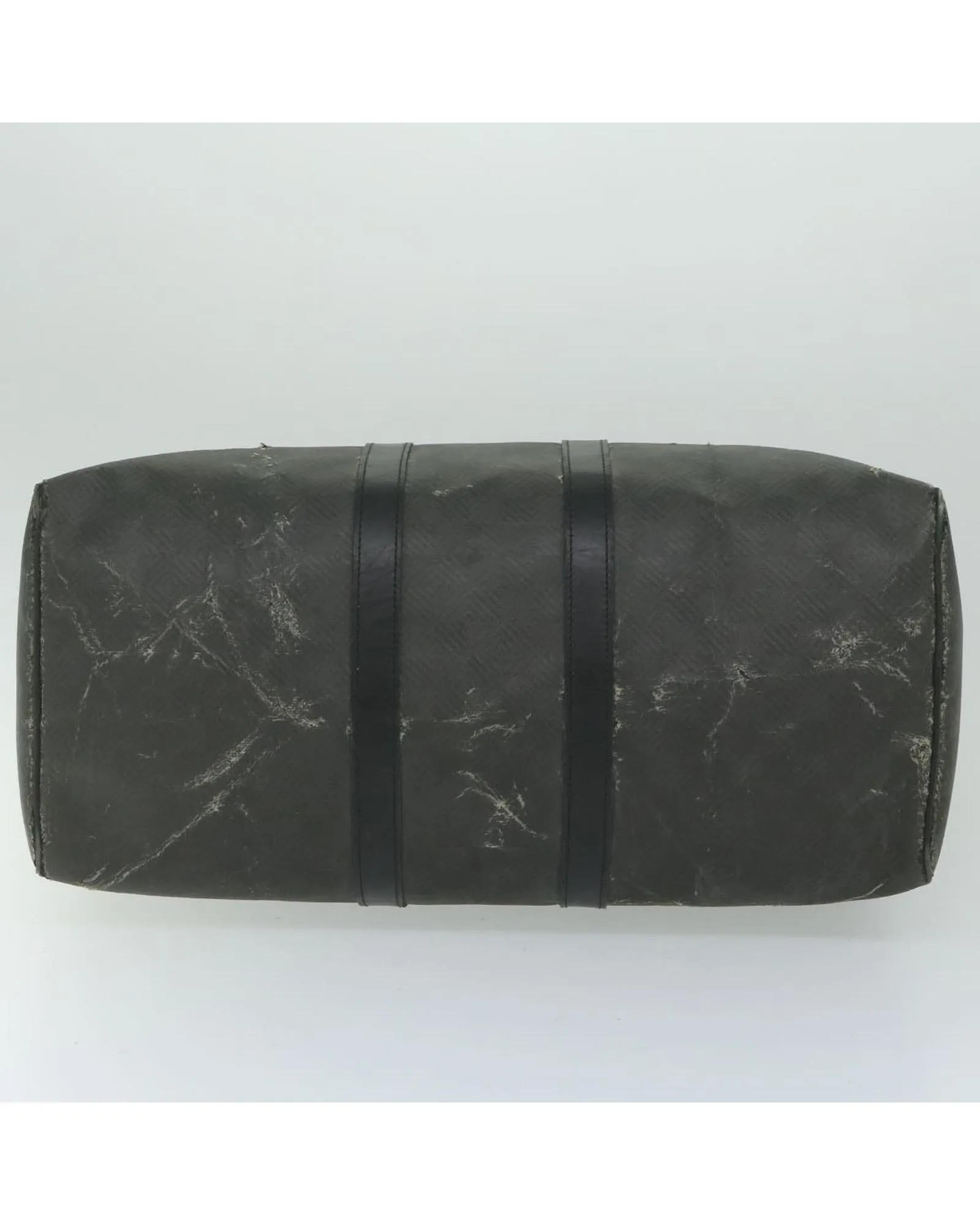 Damier Carbon Keepall 45 Boston Bag in Black Canvas