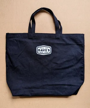 Dave&#39;s New York Patch Canvas Tote - Black