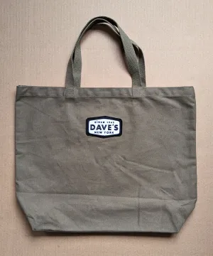 Dave&#39;s New York Patch Canvas Tote - Olive Drab