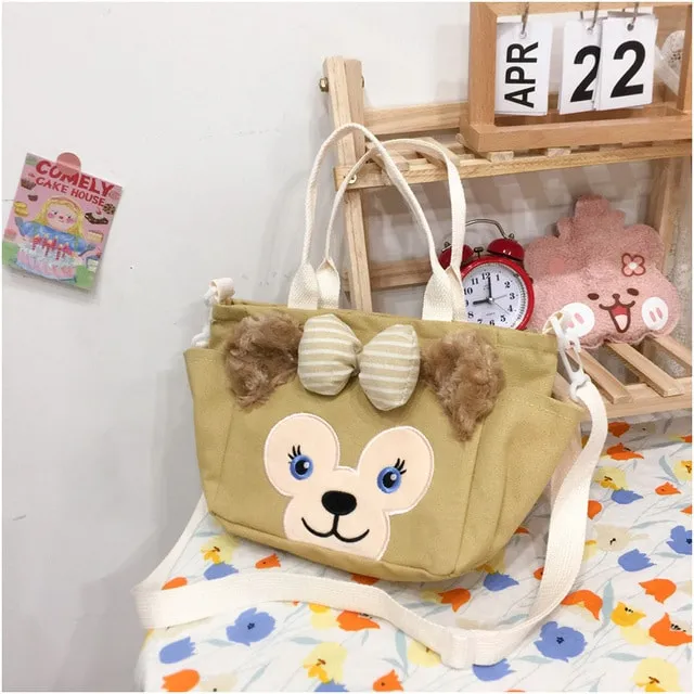 Kawaii Kirby Cinnamoroll Canvas bag