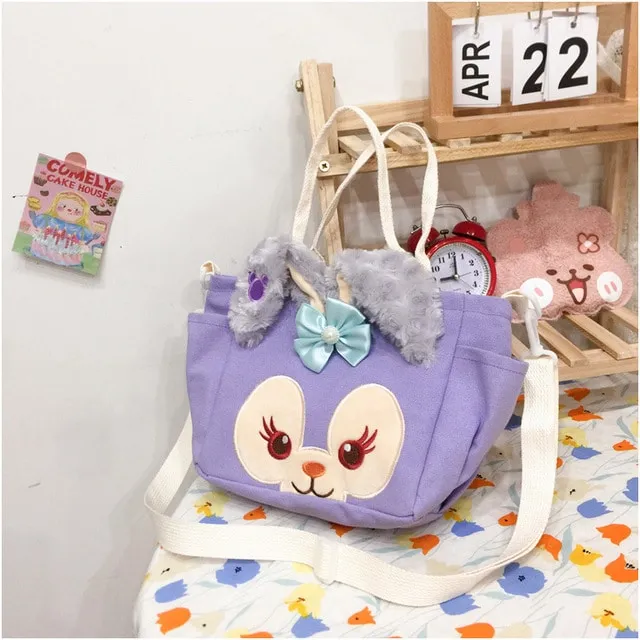 Kawaii Kirby Cinnamoroll Canvas bag