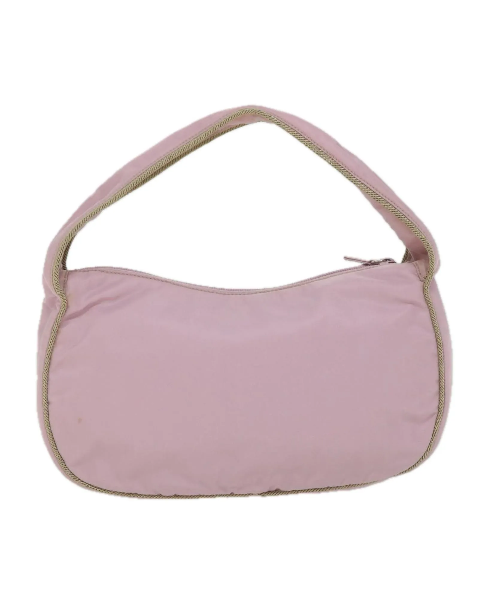 Lightweight Nylon Shoulder Bag with Chain Strap