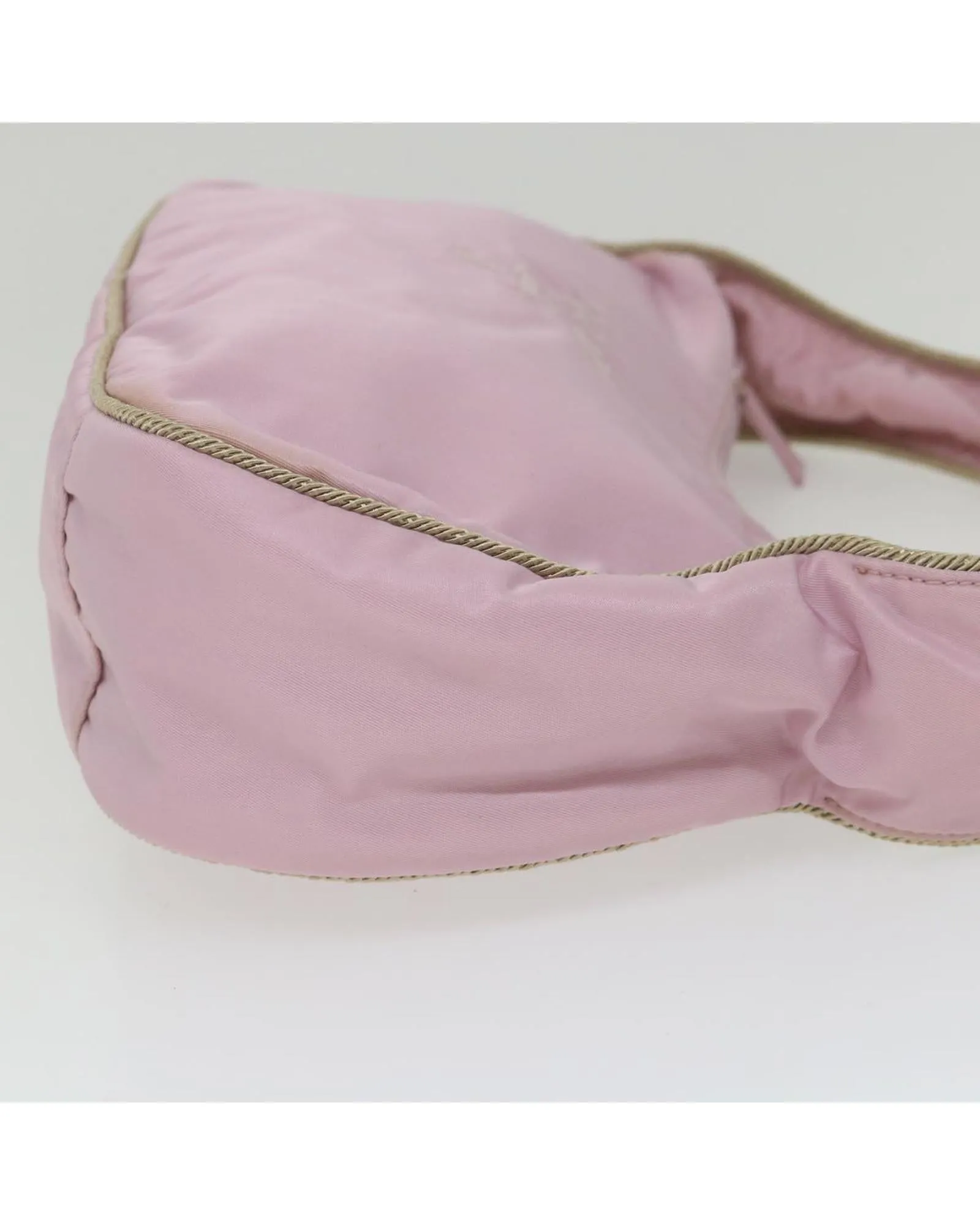 Lightweight Nylon Shoulder Bag with Chain Strap