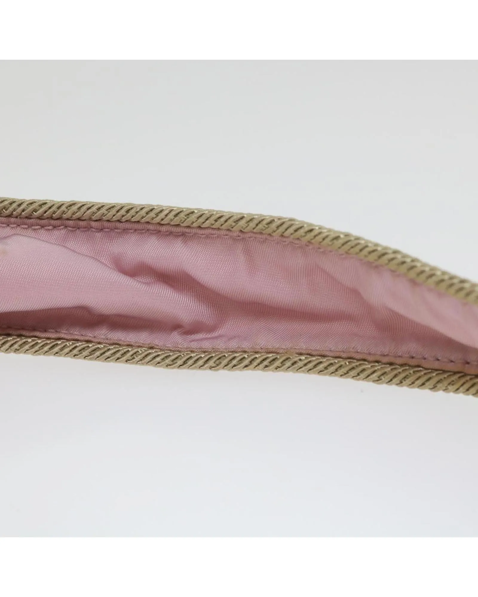 Lightweight Nylon Shoulder Bag with Chain Strap