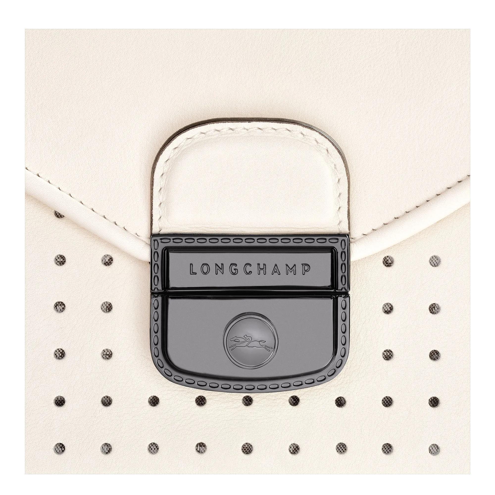 Mademoiselle Longchamp Crossbody Bag - Ivory