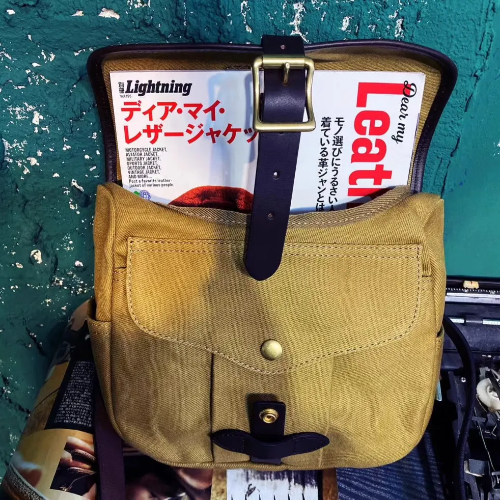 MESSENGER WAXED CANVAS BAG WES