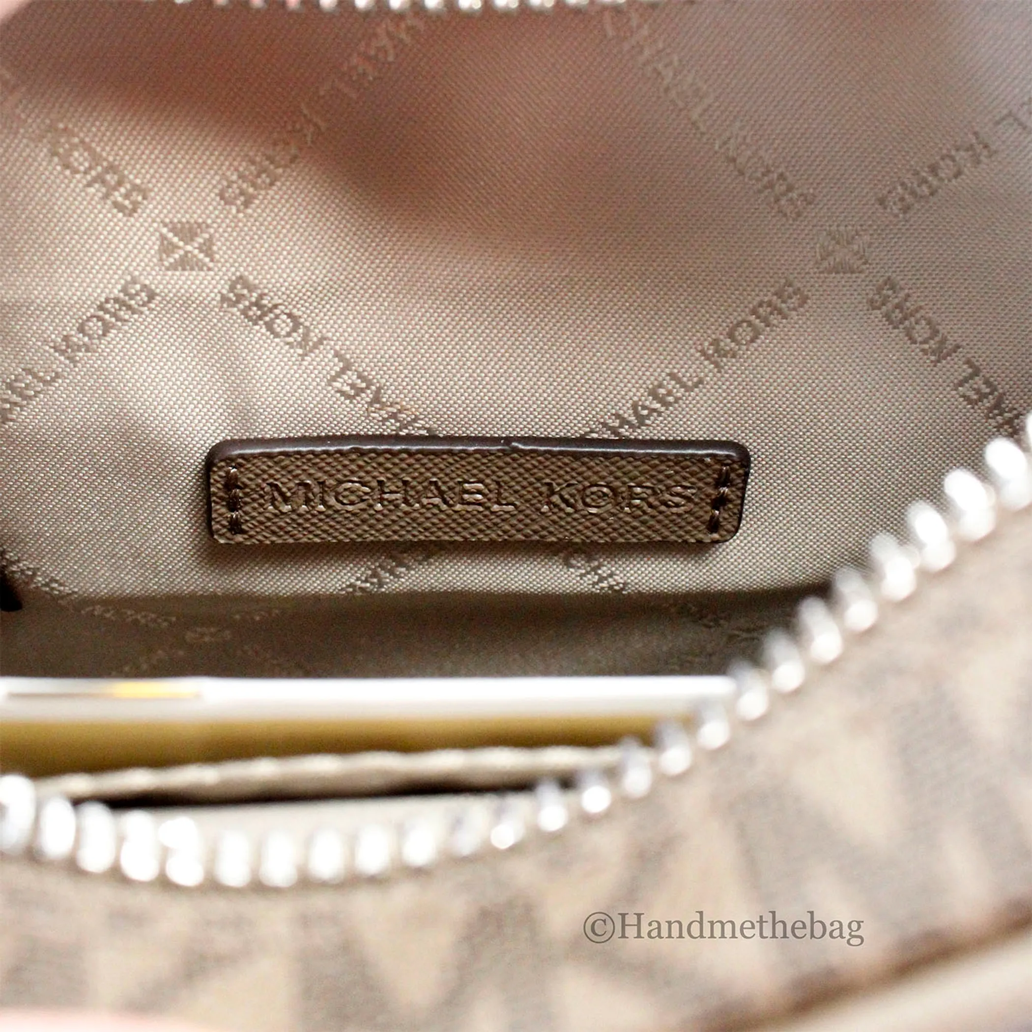 Michael Kors Flight Dusk PVC North South Chain Crossbody