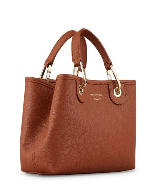MyEA Emporio Armani Small Black Tote Bag, Brown