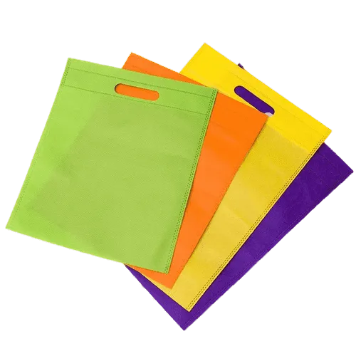 Non-Woven Carry Bag (Pack of 100 pcs) | 14" X 10" Inch (Multi-Color) | Competitive Price on Higher Quantities