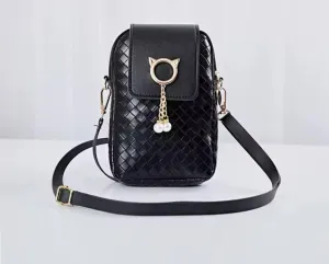 Pearl Tassel Mobile Phone Shoulder Bag - Fashionable Women's Messenger Bag S2599229