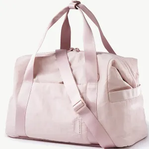 Plain Color Fitness Bag Women Men Crossbody Nylon Duffel Bag