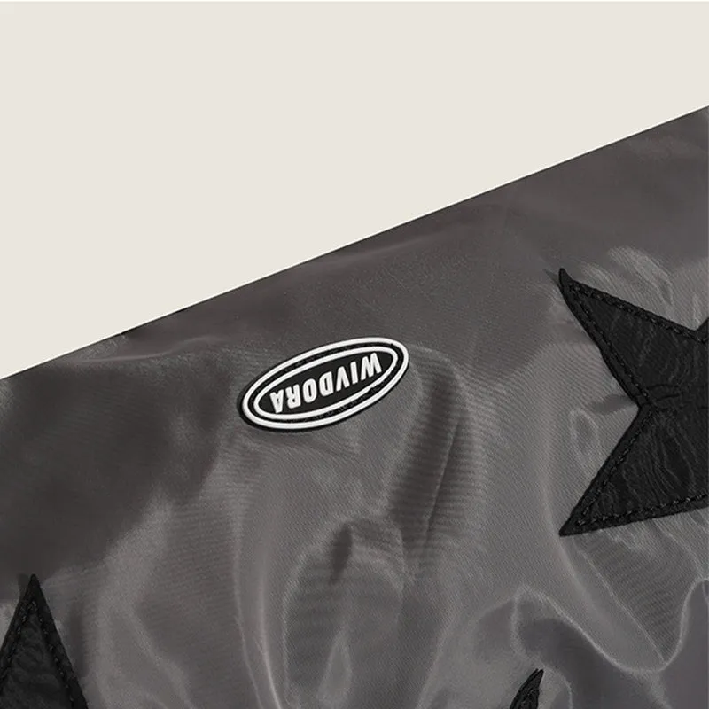 Portable Travel Bag Women Men Star Embroideried Fitness Bag