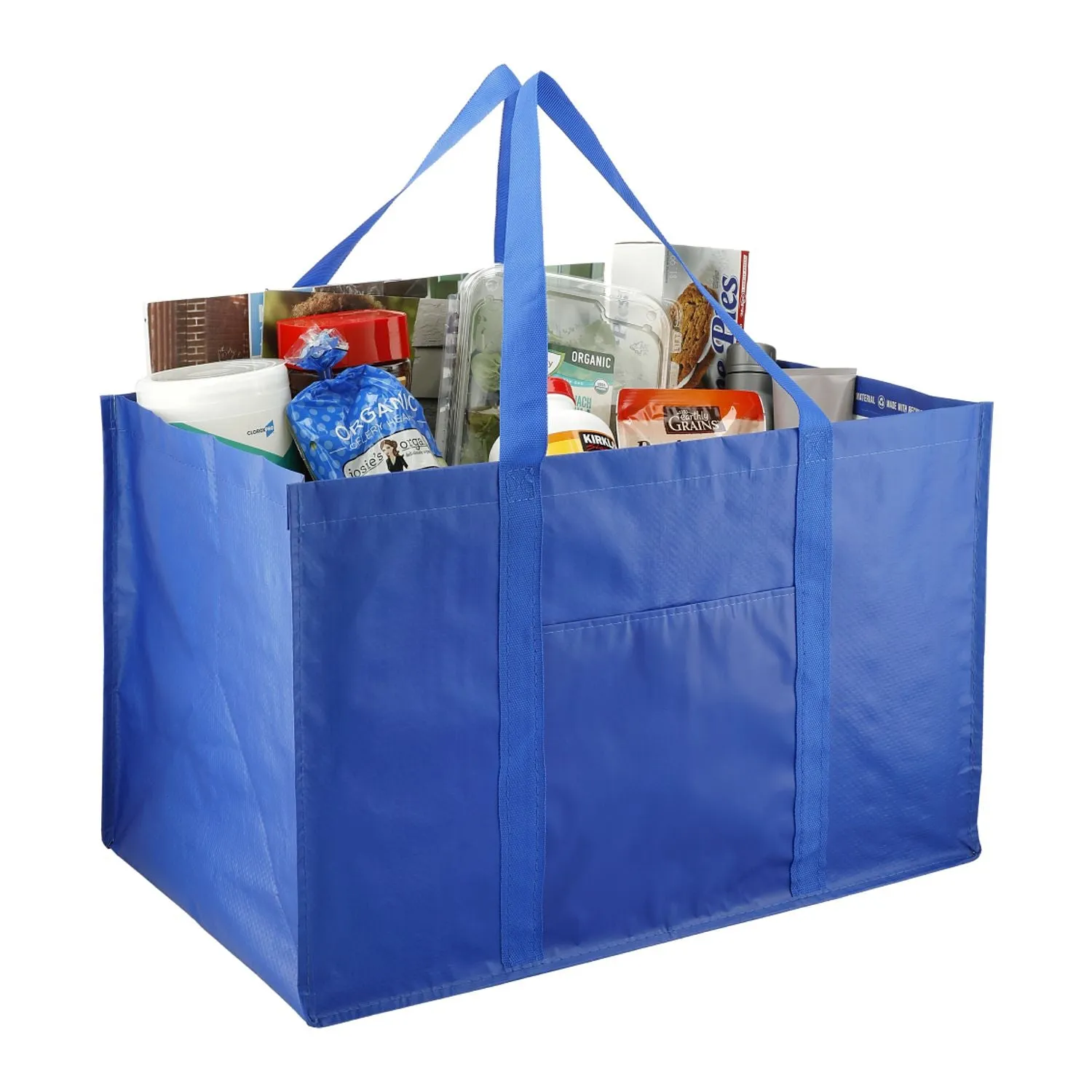 Recycled Woven Utility Tote - Royal