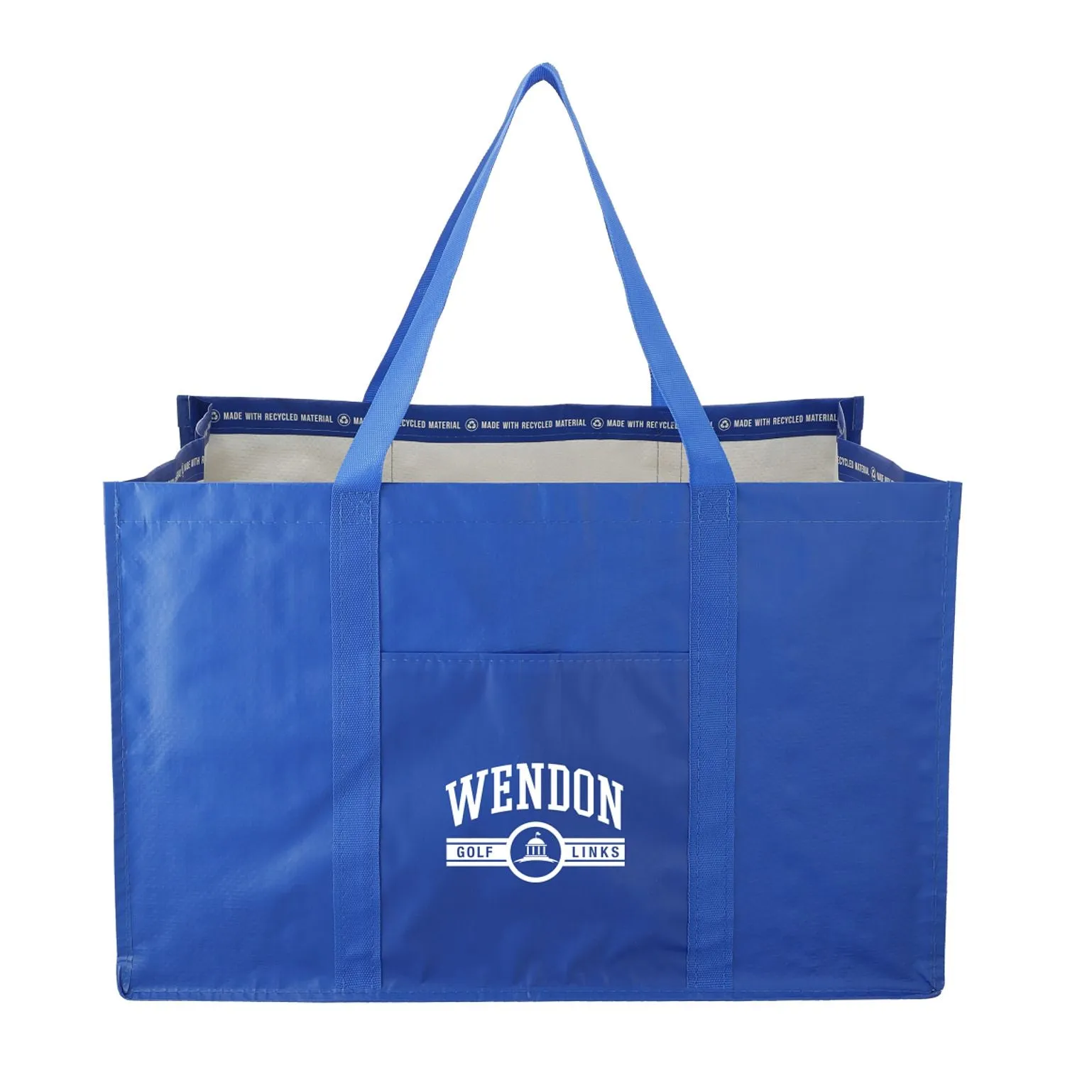 Recycled Woven Utility Tote - Royal