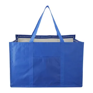 Recycled Woven Utility Tote - Royal