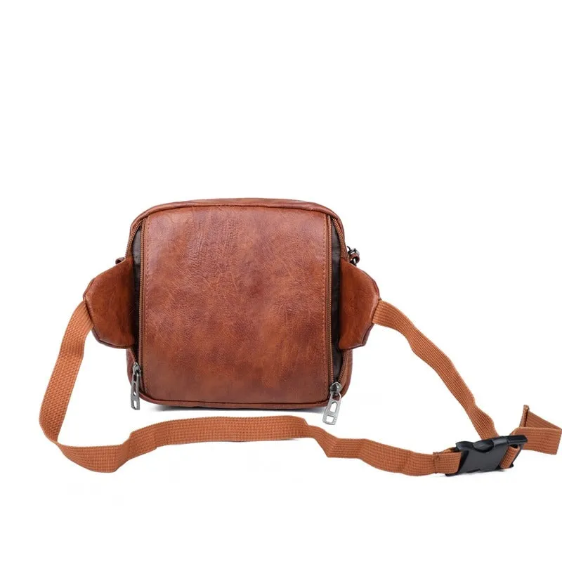 Retro Small and Lightweight Vegan Leather Cross-body Bags