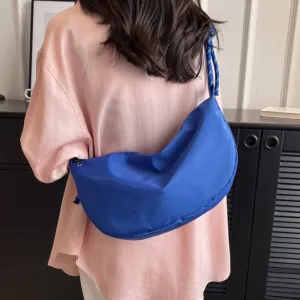 Vintage Solid Color Lightweight Dumpling Bags