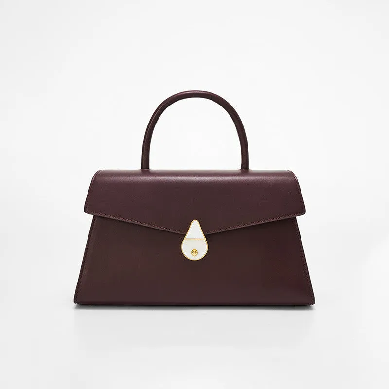 Women's Large Capacity Leather Messenger Bag