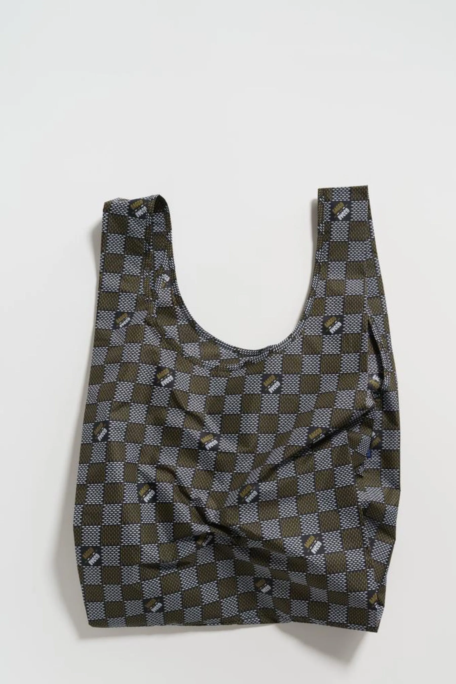 Woven Check Baggu